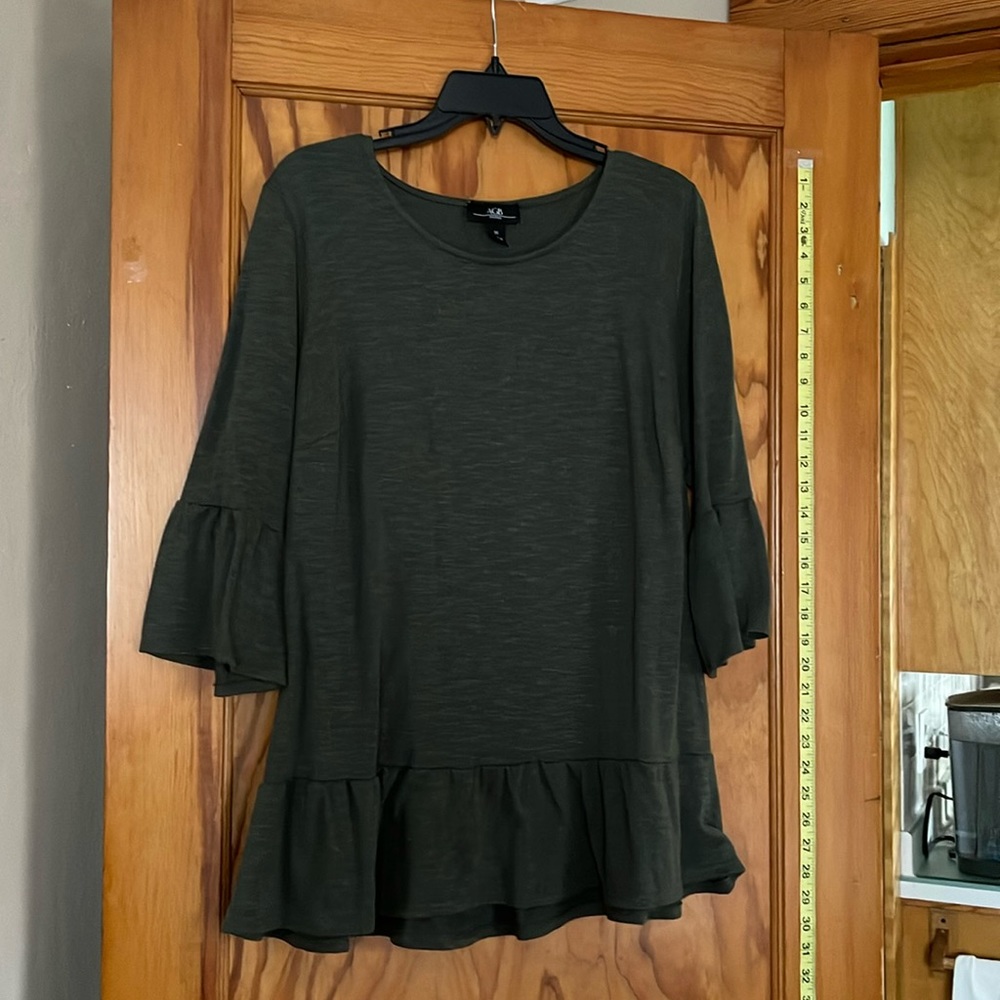 Hunter green tunic